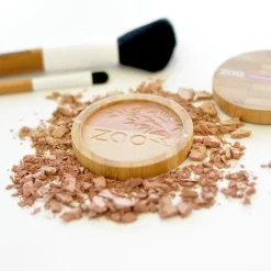 Zao Mineral Puder Shine-Up Powder Duo von Nr. 311 Pink u0026 Gold Best