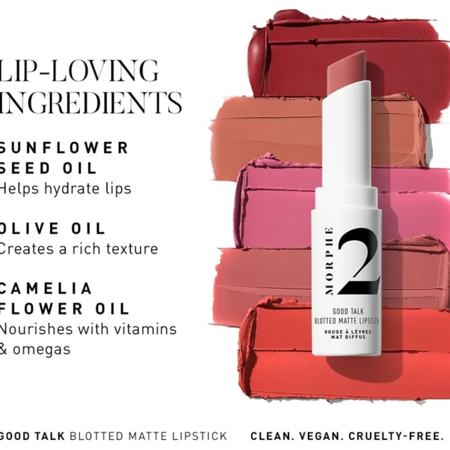 Morphe Good Talk Blotted Matte Lipstick