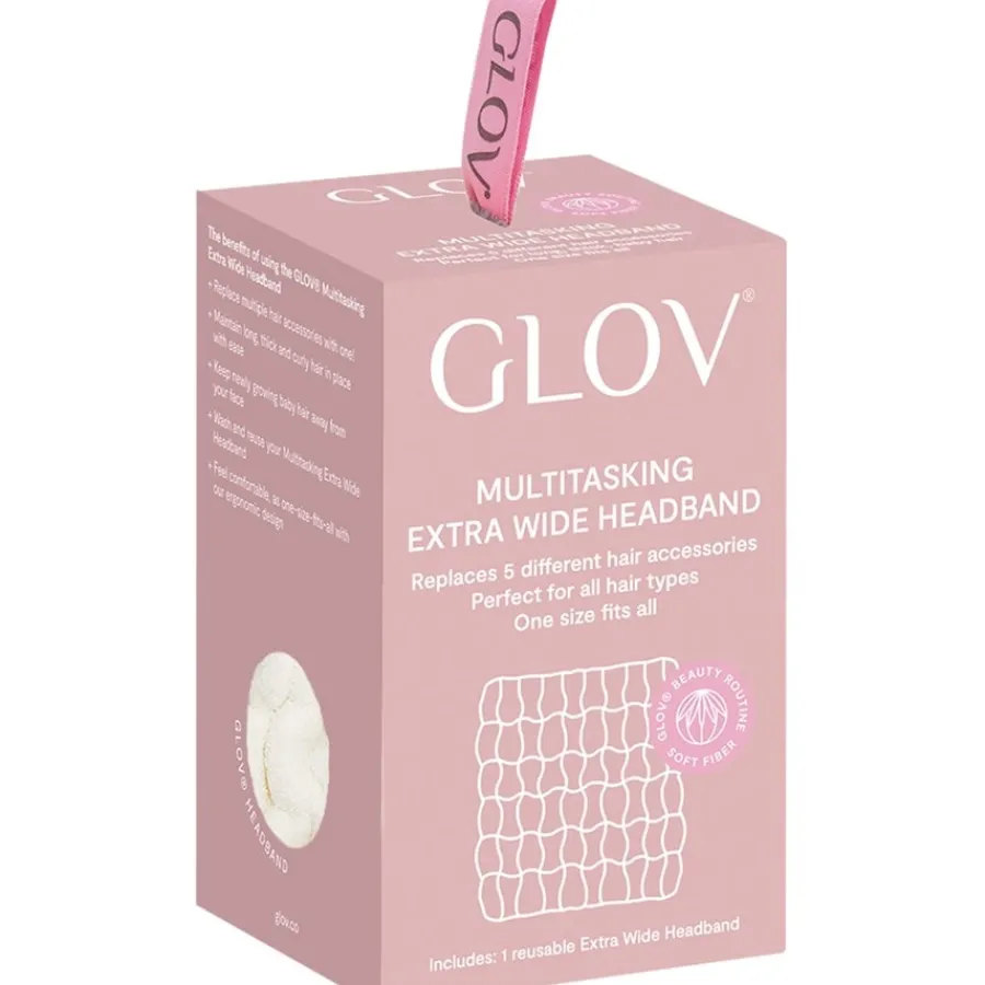 GLOV Multitasking Extra Wide Haarband White von