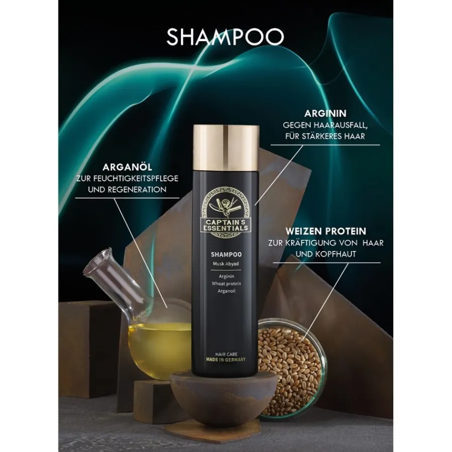 Captainu0027s Essentials Musk Abyad Shampoo von Captain's Essentials Outlet