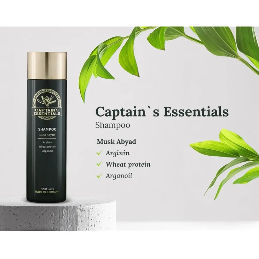 Captainu0027s Essentials Musk Abyad Shampoo von Captain's Essentials Outlet
