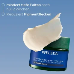 Weleda Nachtpflege Festigende Nachtpflege Blauer Enzian & Edelweiss Nährt intensiv & mindert tiefe Falten von