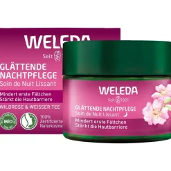 Weleda Nachtpflege Glättende Nachtpflege Wildrose & Weisser Tee Stärkt die Hautbarriere, mindert erste Fältchen von Outlet