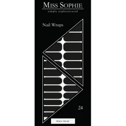 Miss Sophie Nagelfolien Black Velvet Nail Wraps von Discount