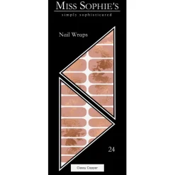 Miss Sophie Nagelfolien Classy Copper Nail Wraps von