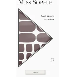 Miss Sophie Nagelfolien Cocoa Pedicure Wrap von