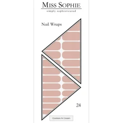 Miss Sophie Nagelfolien Cookies N Cream Nail Wraps von Outlet