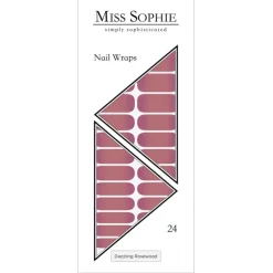 Miss Sophie Nagelfolien Nail Wraps Dazzling Rosewood von Clearance