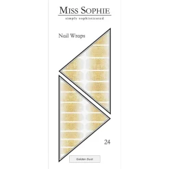Miss Sophie Nagelfolien Nail Wraps Golden Dust von New