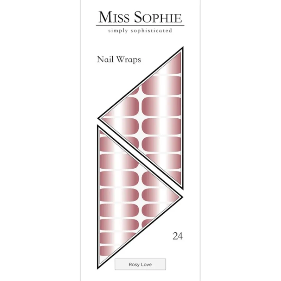 Miss Sophie Nagelfolien Nail Wraps Rosy Love von
