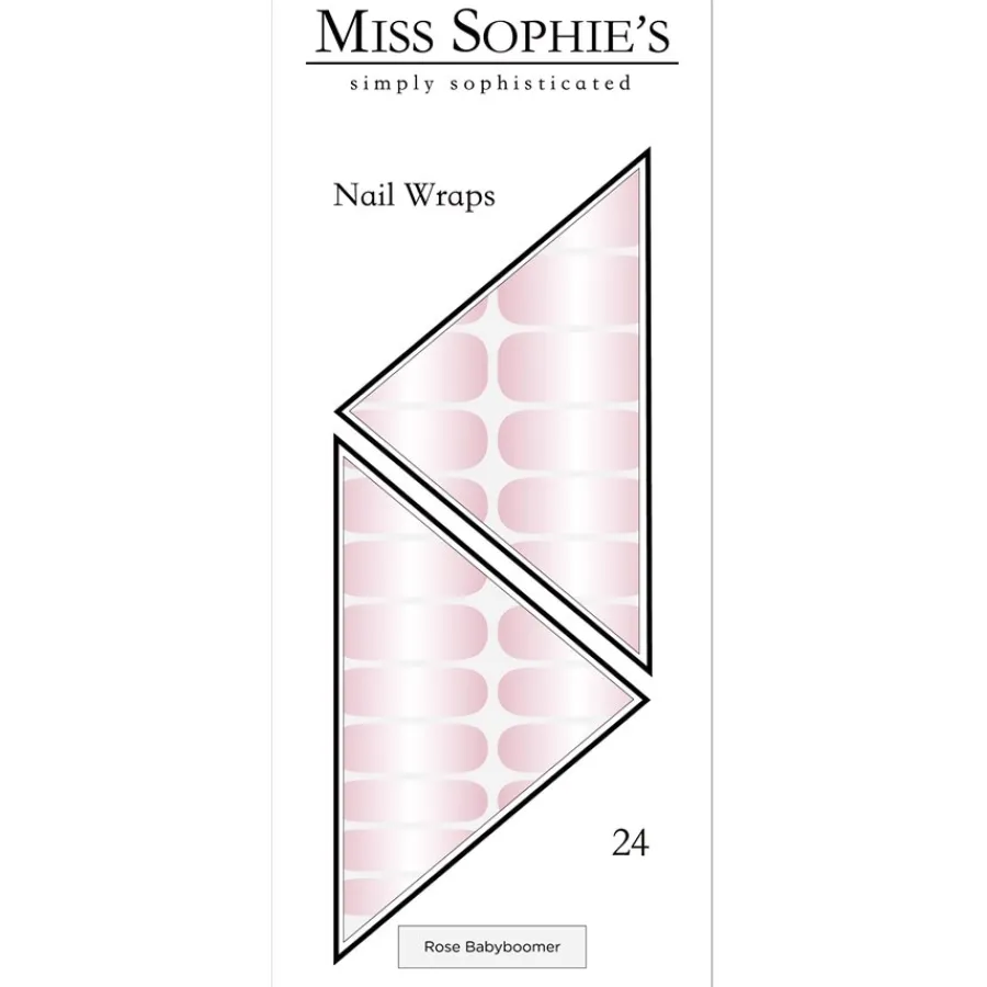 Miss Sophie Nagelfolien Rose Babyboomer Nail Wraps von
