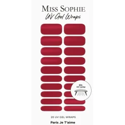 Miss Sophie Nagelfolien UV Paris Je T'aime UV von Clearance