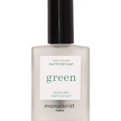 manucurist Paris Nagellack Green Matte Top Coat von