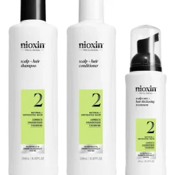 Nioxin Naturbelassenes, sichtbar dünner werdendes Haar 3-Step-System Set Natural Hair Progressed Thinning von