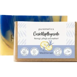puremetics Natur-Seifen Gesichtspflegeseife Mediterran von