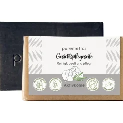 puremetics Natur-Seifen Gesichtspflegeseife Aktivkohle von Best
