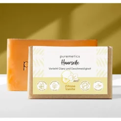 puremetics Natur-Seifen Haarseife Zitrone Vanille von