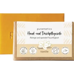 puremetics Natur-Seifen Hand- und Duschpflegeseife Vanille von