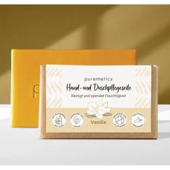 puremetics Natur-Seifen Hand- und Duschpflegeseife Vanille von