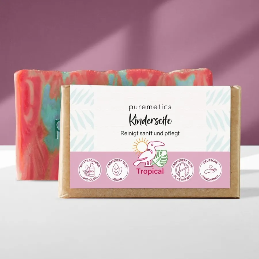 puremetics Natur-Seifen Kinderseife Tropical von Clearance