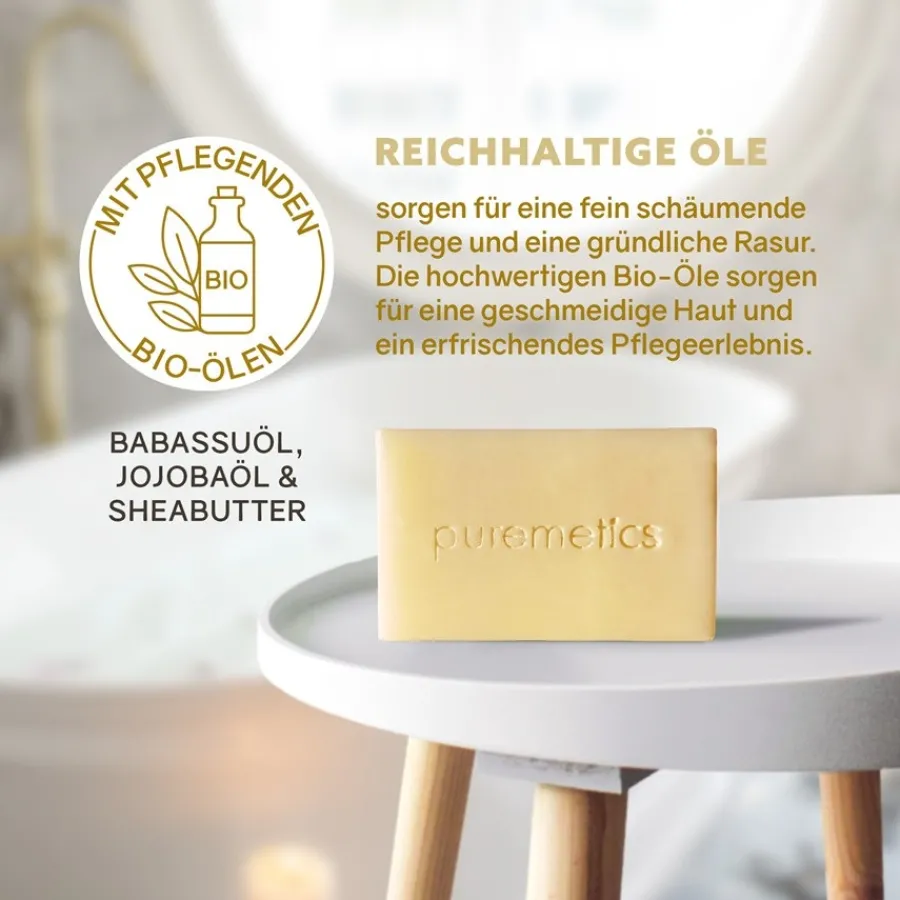 puremetics Natur-Seifen Rasierseife Ingwer Tonic von