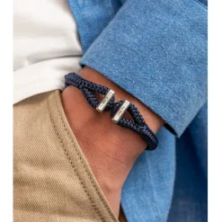 Pig u0026 Hen Nautische Armbänder Icy Ike Navy | Silver von Pig & Hen Sale