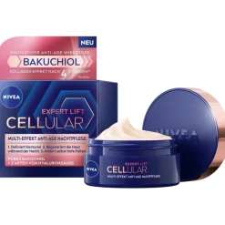 NIVEA Festigende Nachtpflege Hyaluron Cellular Filler Elastizität und Kontur