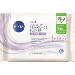 NIVEA 3in1 Sensitiv Reinigungstücher