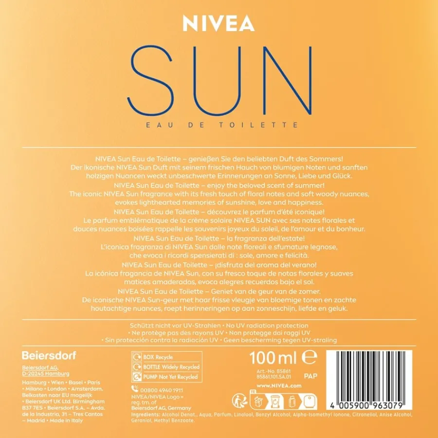 NIVEA Sun Eau de Toilette Spray