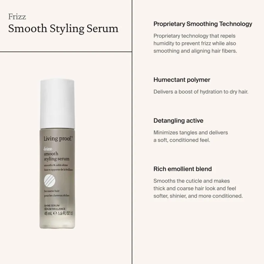 Living Proof No Frizz Smooth Styling Serum von Outlet