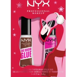 NYX Professional Makeup Clear & Tinted Brow Styler Duo Set Hot