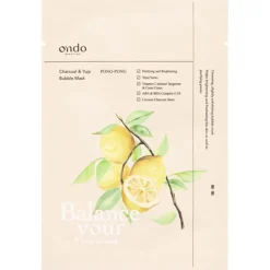 ONDO BEAUTY 36.5 Charcoal & Yuja Bubble Mask