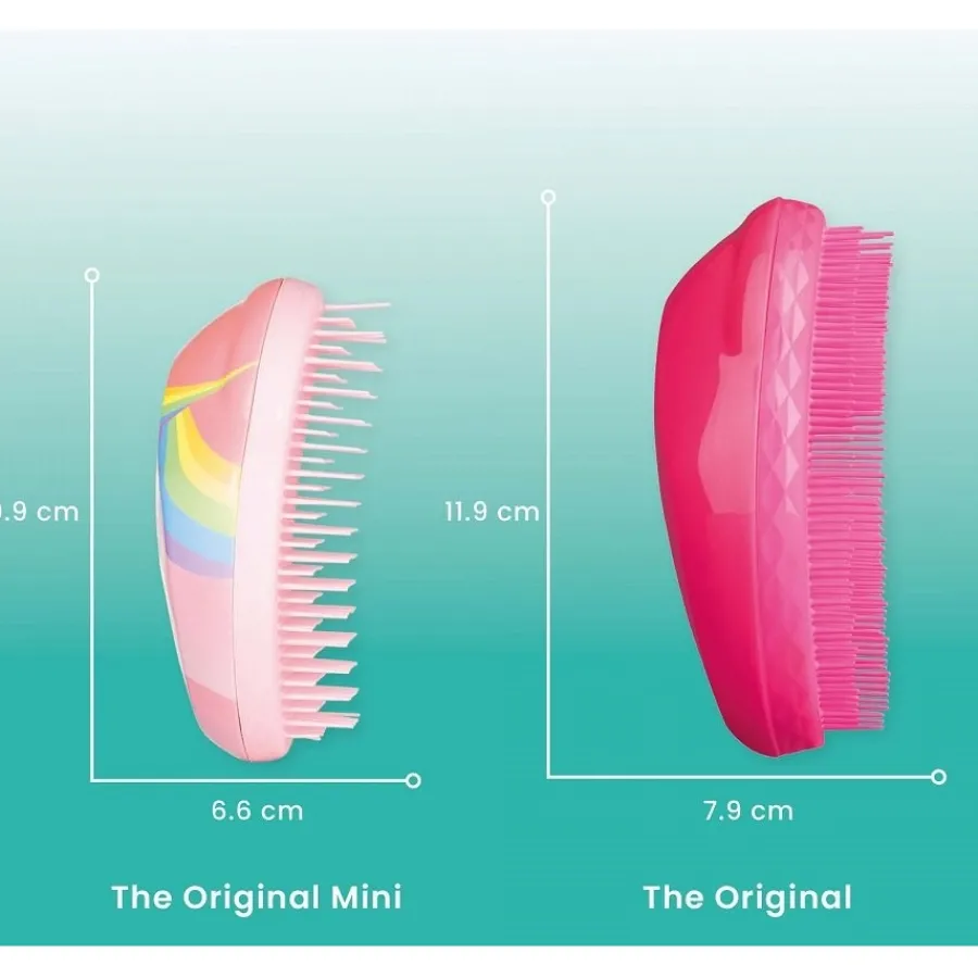 Tangle Teezer Original Mini - Hairbrush Pink Unicorn Straight & Curly Hair von Sale