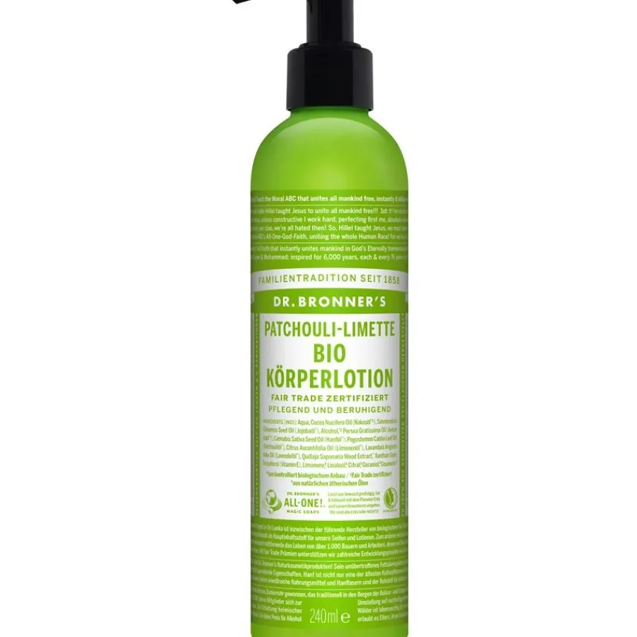 Dr. Bronneru0027s Patchouli-Limette Bio Körperlotion von Dr. Bronner's