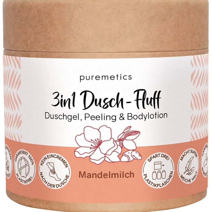 puremetics Peeling & Masken Dusch-Fluff Mandelmilch von New