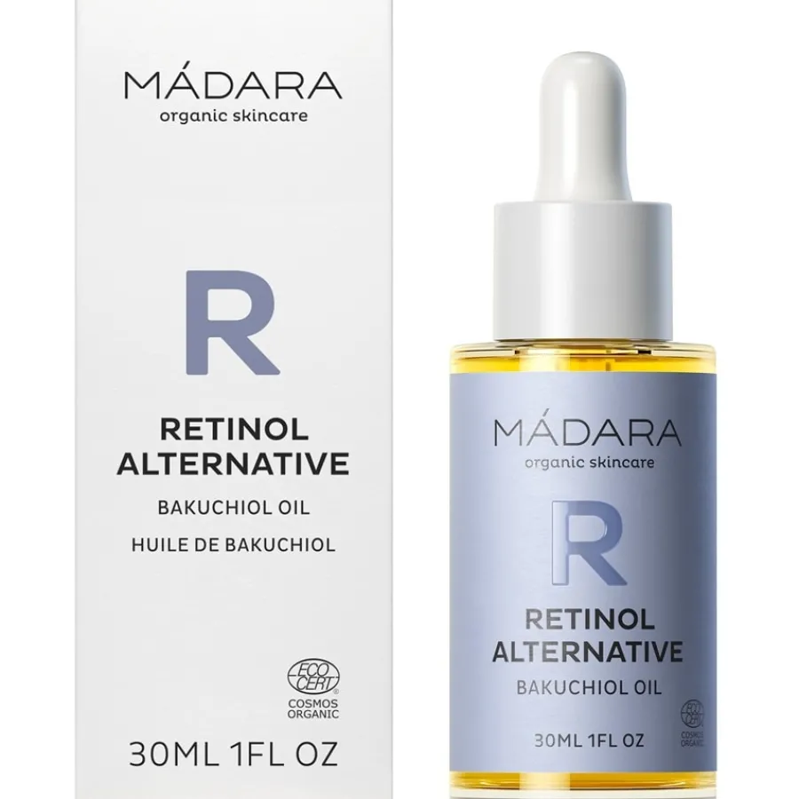 Mu00C1DARA Pflege Retinol Alternative Plant-Powered Bakuchiol Gesichtsöl von MÁDARA