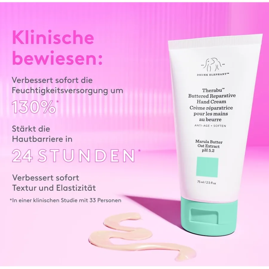 Drunk Elephant Pflege Therabu Buttered Reparative Hand Cream von