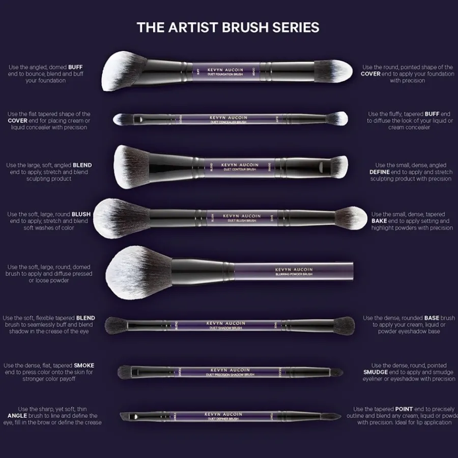 KEVYN AUCOIN Pinsel The Duet Foundation Brush von