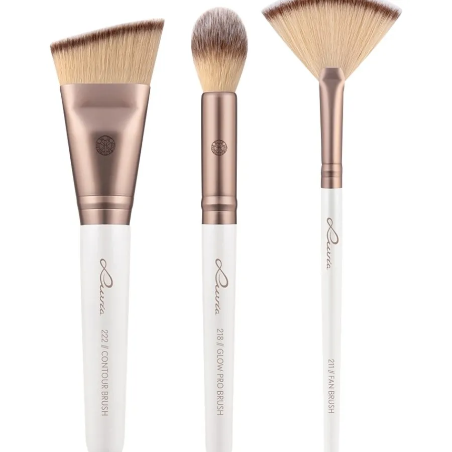 Luvia Cosmetics Pinselset Prime Vegan Highlight & Contour Set von New