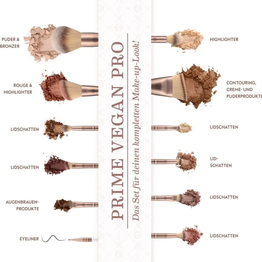 Luvia Cosmetics Pinselset Prime Vegan Pro Set von