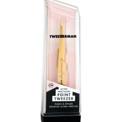 Tweezerman Pinzetten Spitze Pinzette Gold von
