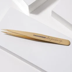 Tweezerman Pinzetten Spitze Pinzette Gold von