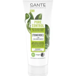 Sante Naturkosmetik Pore Control 5in1 Peeling & Maske mit Tonerde, BHA & Niacinamid Komplex von