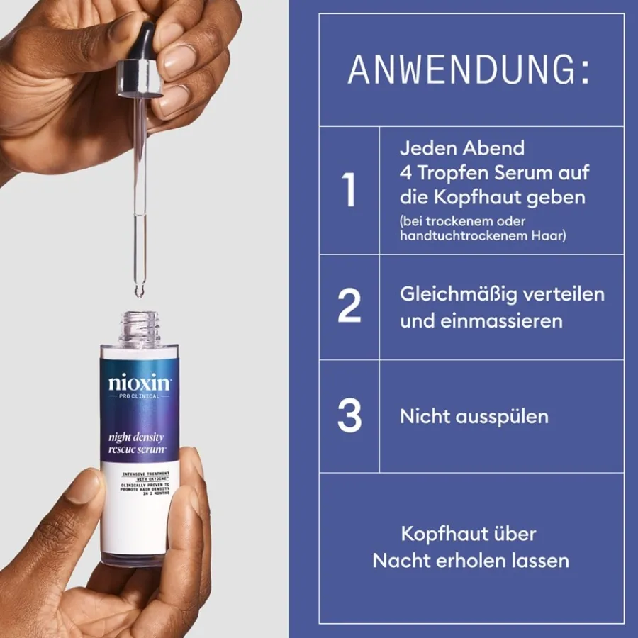 Nioxin Powerpflege gegen Haarausfall Night Density Rescue von