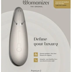 Womanizer Premium 2 Klitoris-Stimulator 2 Warm Grey von