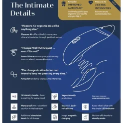 Womanizer Premium 2 Klitoris-Stimulator 2 Blueberry von