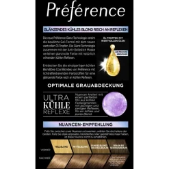 Lu2019Oru00E9al Paris Préférence Cool Blondes Haarfarbe von L’Oréal Paris 7.1 Hamburg/Ku00FChles Mittelblond Clearance