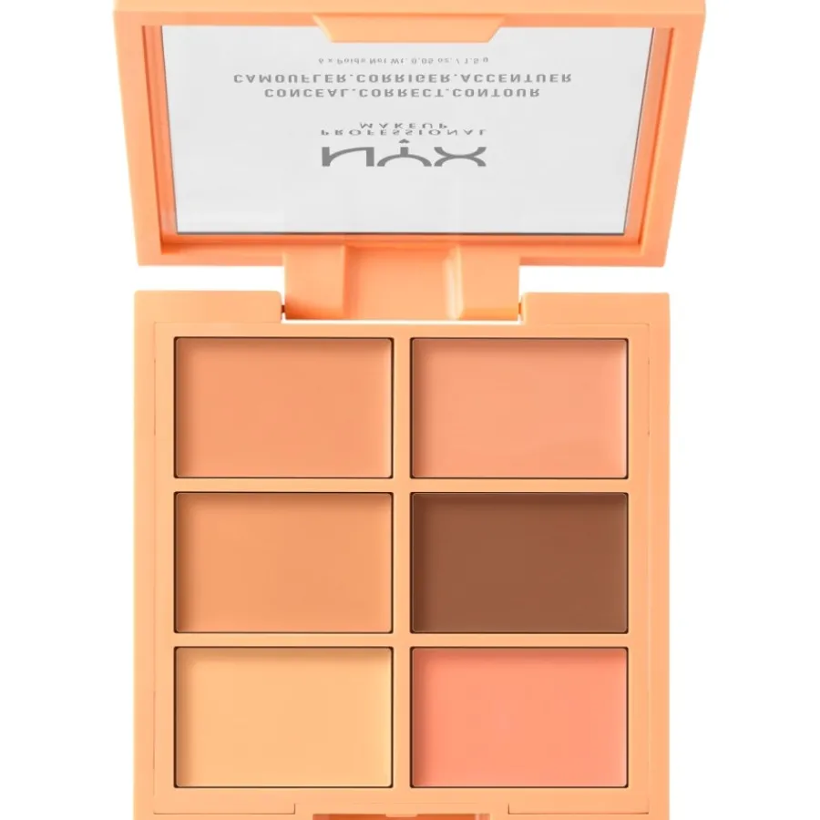 NYX Professional Makeup Puder Conceal Correct Countour Palette von Light