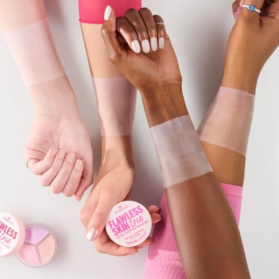 Essence Puder FLAWLESS SKIN Trio Loose Setting Powder von Best