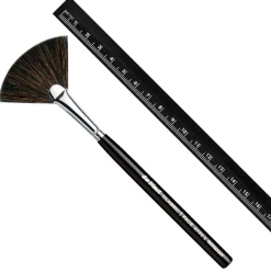Da Vinci Puderpinsel Fächerpinsel, extrafeine Ziegenhaare von